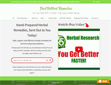 Tablet Screenshot of bestnaturalremedies.co